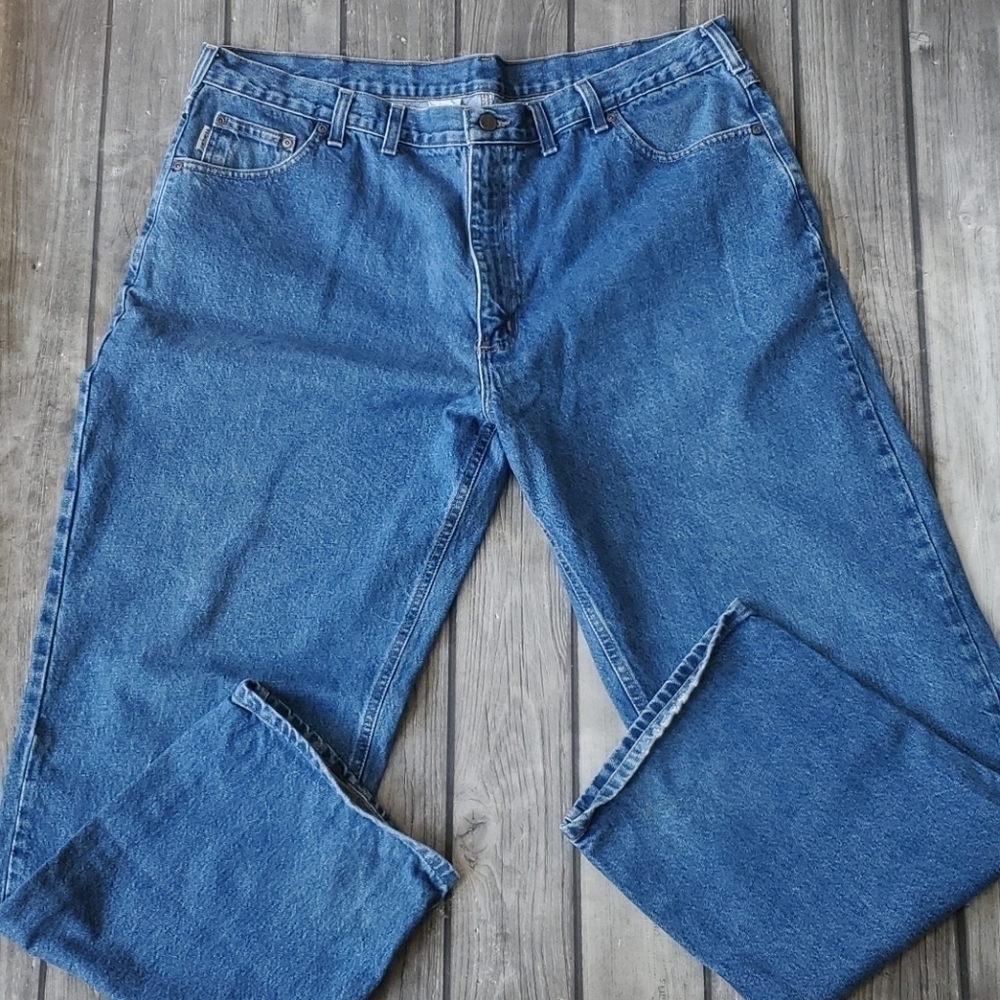 Mens Carhartt Jeans Sz 44x34